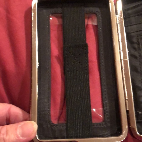 Brown Alligator Patent Leather Wallet/Cell Phone Case -Bill & Credit Card Holder - Picture 5 of 5